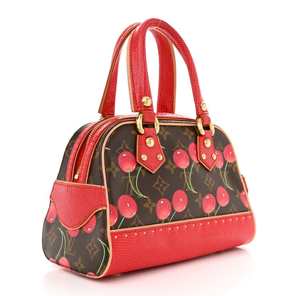 Louis Vuitton Lizard Monogram Cerises Neo Deauville 3 of 10