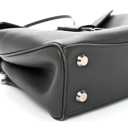 Balenciaga Natural Smooth Calfskin Mini Rodeo Top Handle Handbag Grey 8 of 11