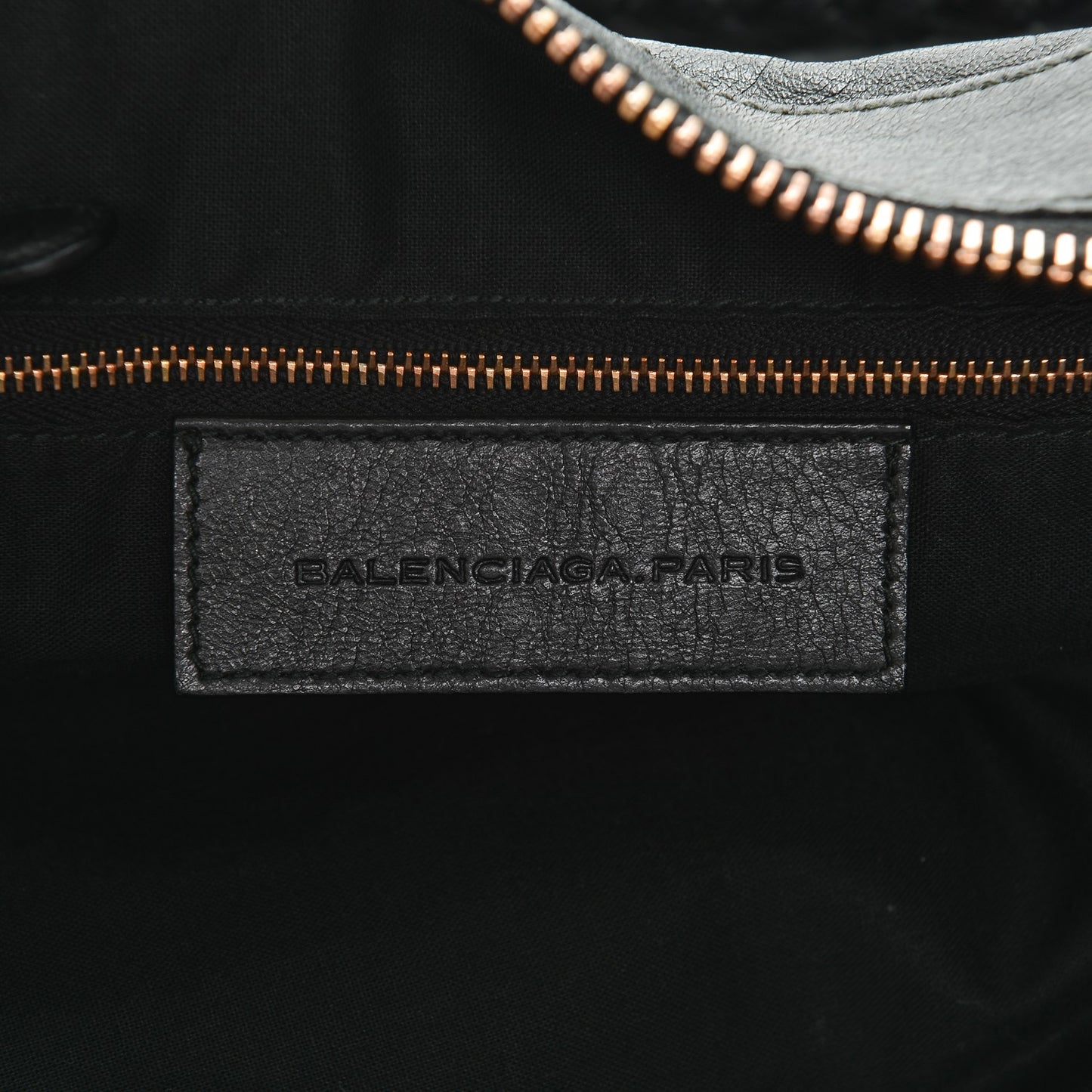 Agneau Giant 21 Rose Gold Hardware Work Black