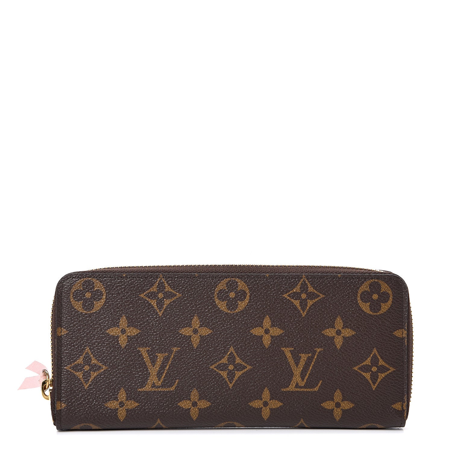 Louis Vuitton Monogram Clemence Wallet Rose Ballerine 1 of 7