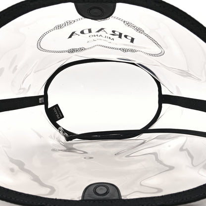 Prada PVC Canapa Tote Black 6 of 12