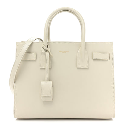 Saint Laurent Calfskin Baby Sac De Jour Dove White 1 of 15