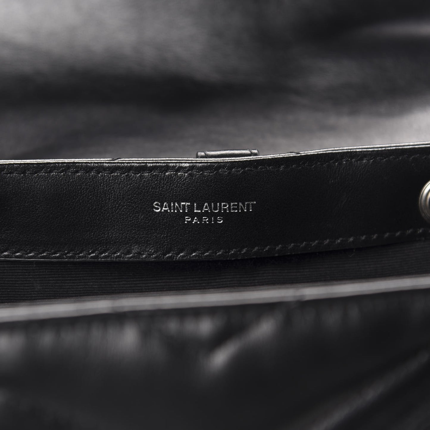 Calfskin Y Quilted Monogram Small Loulou Backpack Black