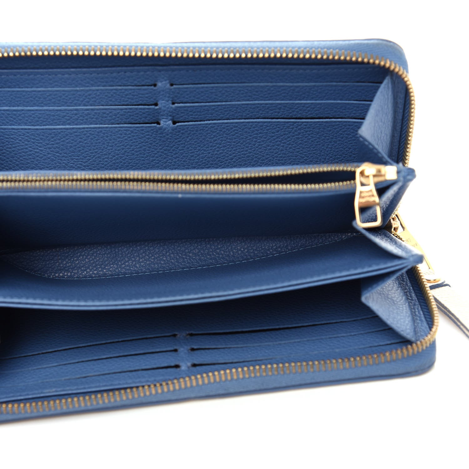 Louis Vuitton Empreinte Zippy Wallet Denim Creme 5 of 8