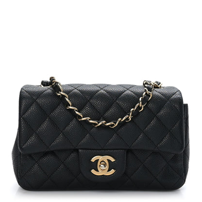 Chanel Caviar Quilted Mini Rectangular Flap Black 1 of 9