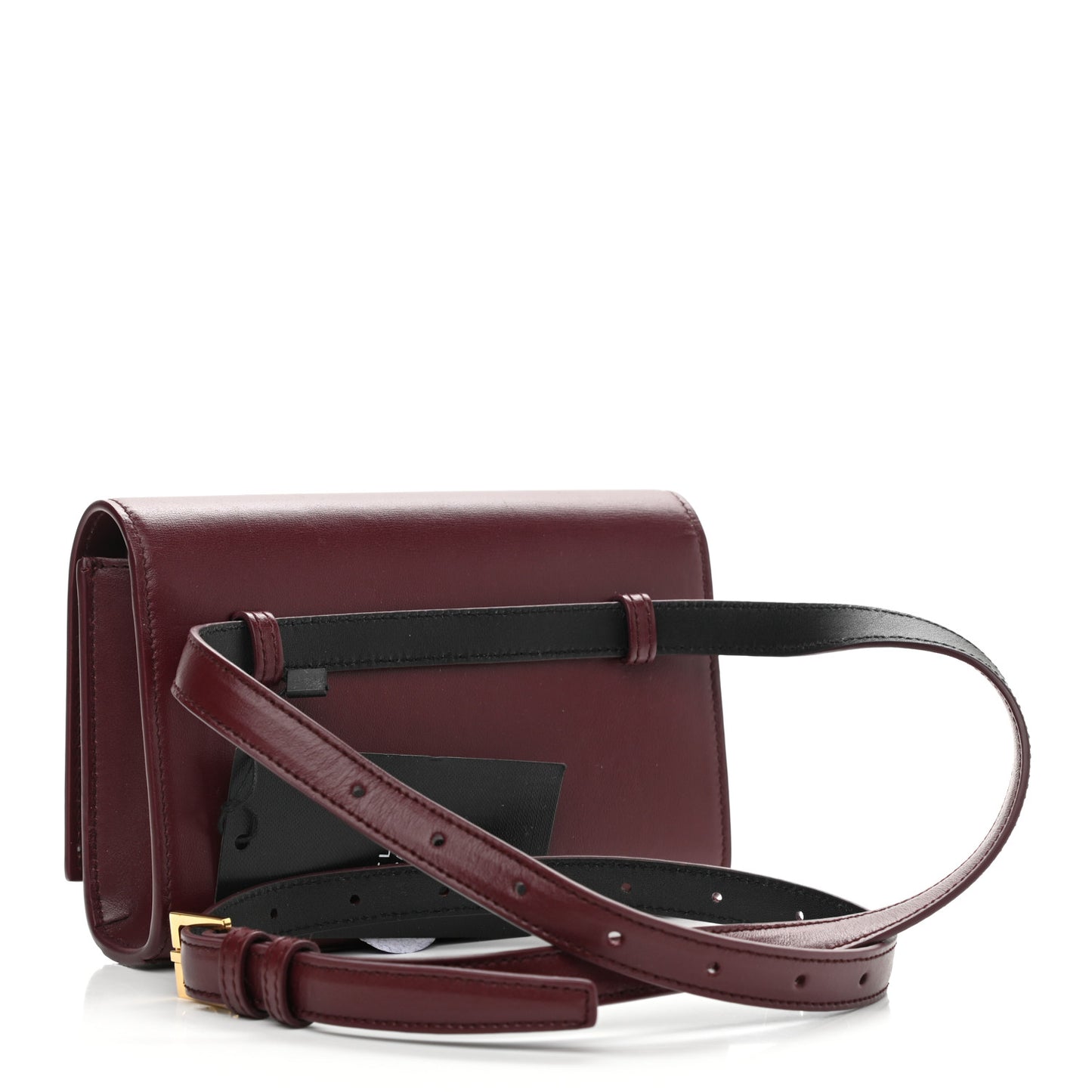 Smooth Calfskin Monogram Kate Belt Bag Rouge Legion