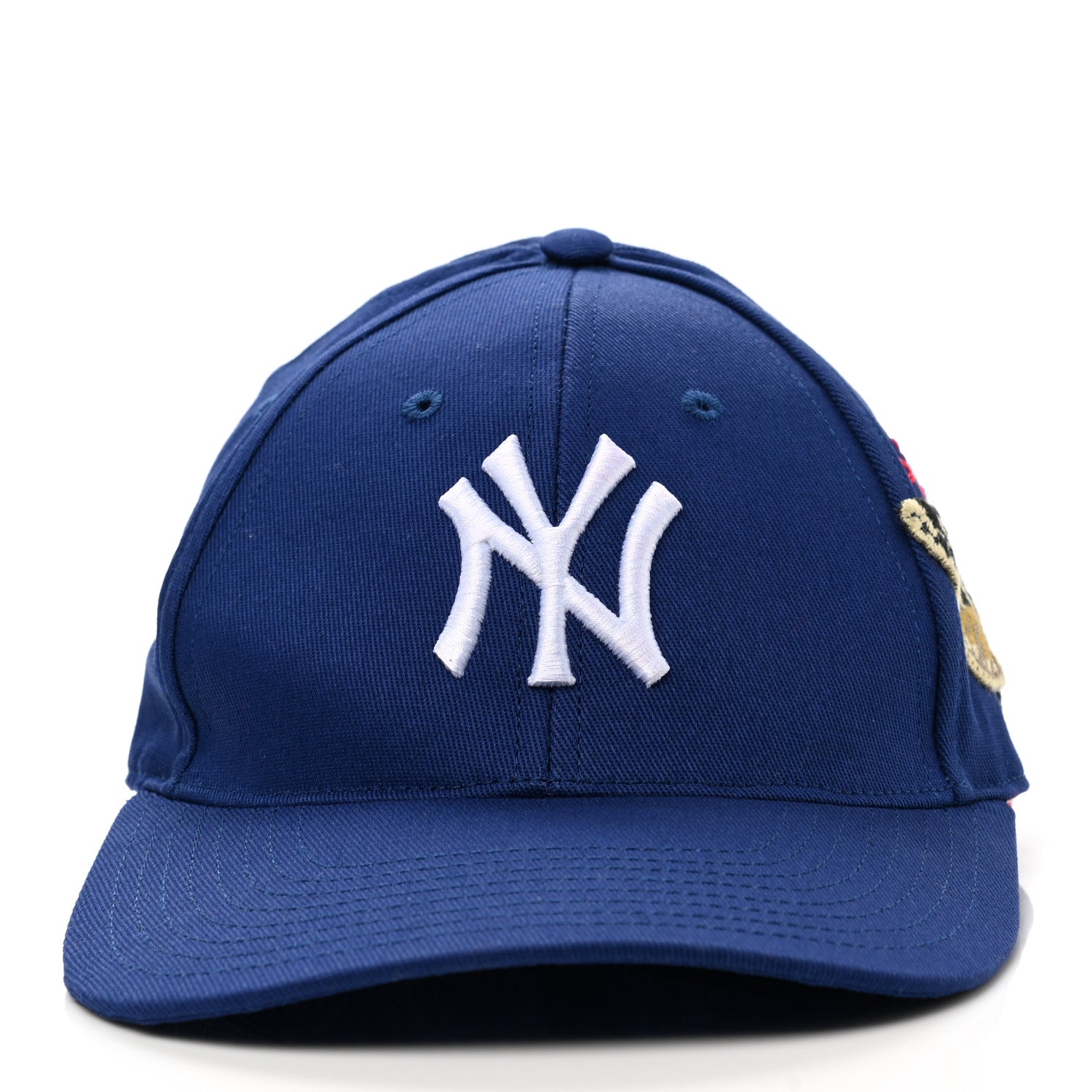 Gucci X MLB Cotton NY Yankees Baseball Hat 57-61 Blue 3 of 10