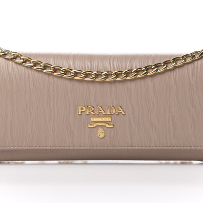 Prada Vitello Move Chain Wallet Cammeo 8 of 12
