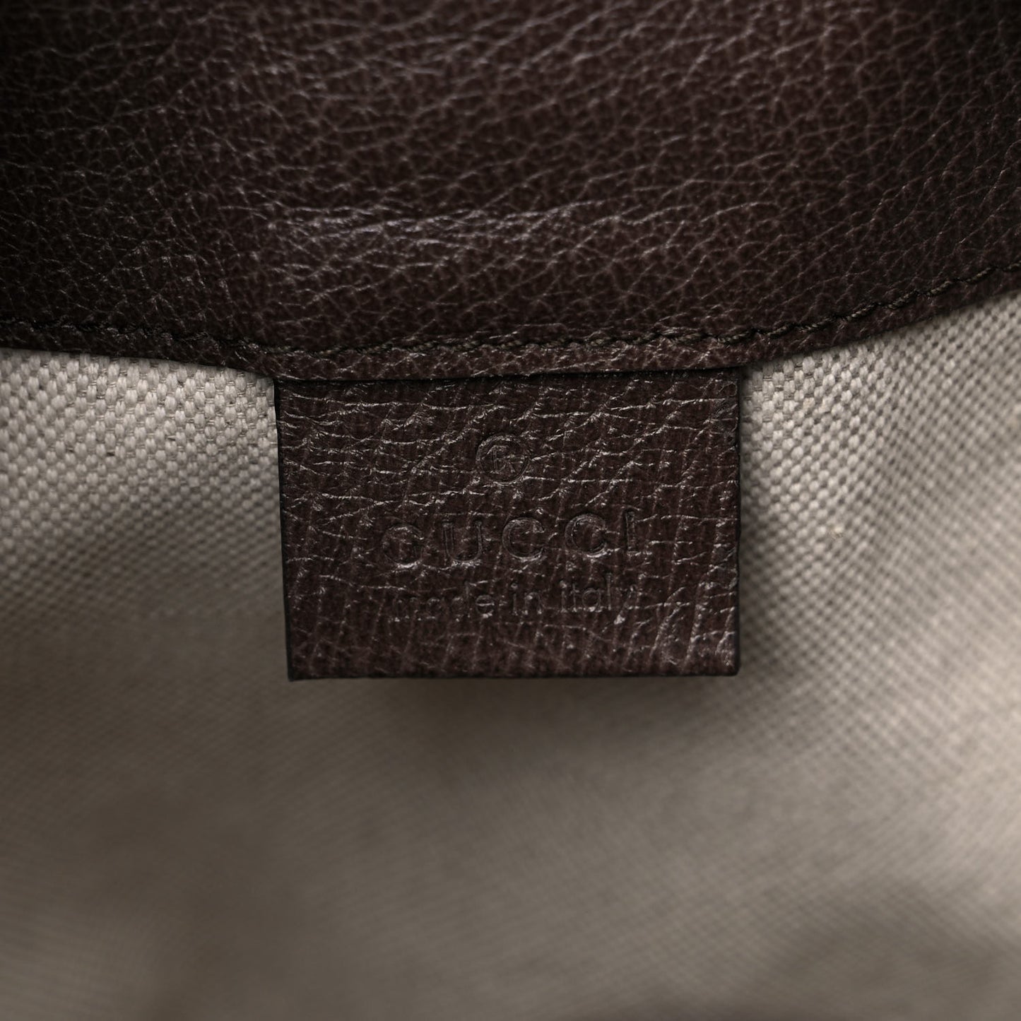 GG Supreme Monogram Web Ophidia Bucket Bag Brown