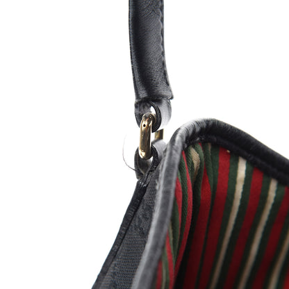 Gucci Monogram Medium New Britt Hobo Black 8 of 12
