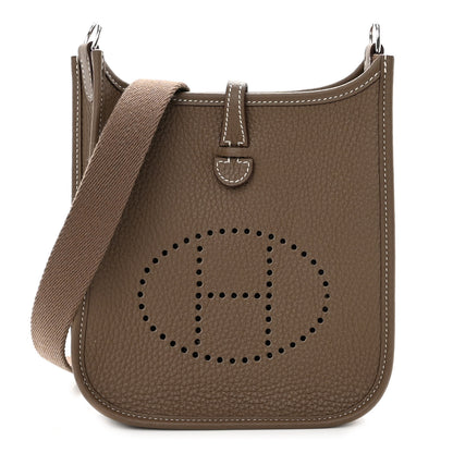 Hermes Taurillon Clemence Evelyne TPM Etoupe 1 of 11