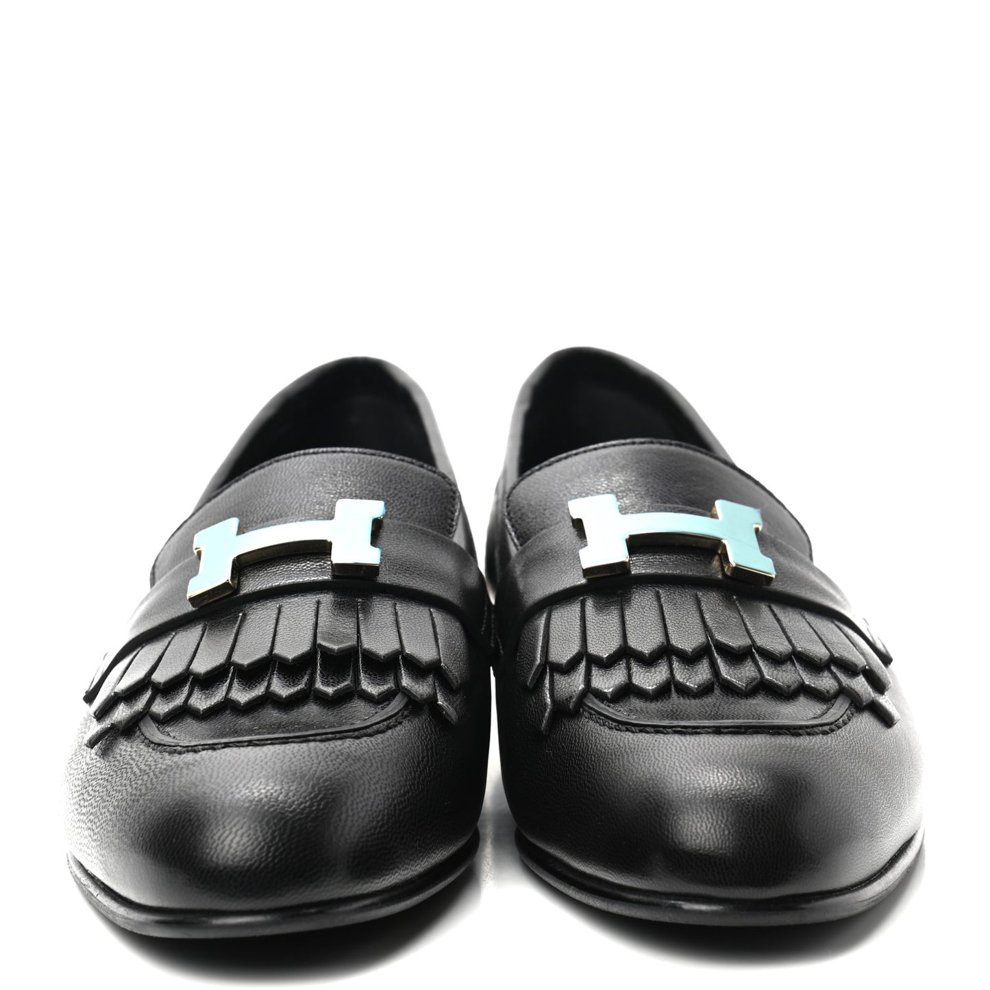 Goatskin Womens Royal Loafers 37 Black