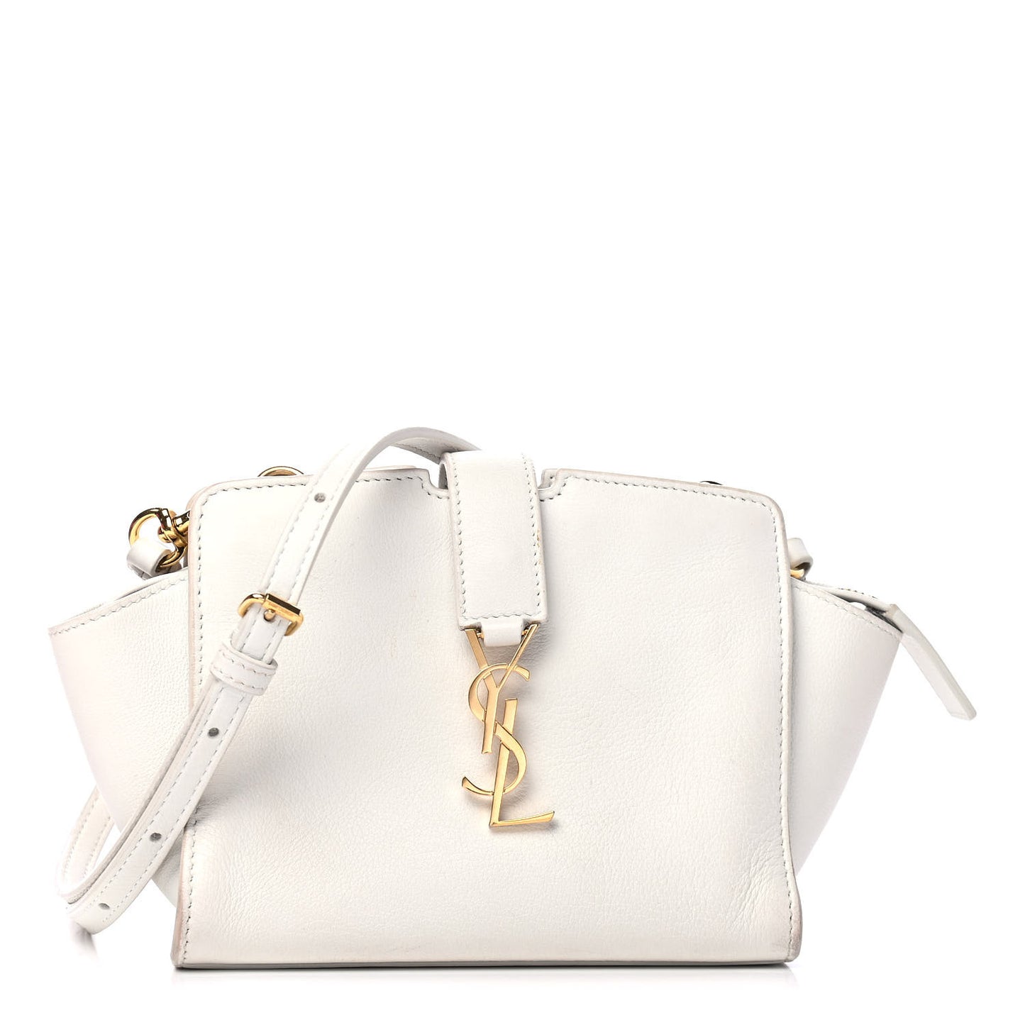 Calfskin Monogram Toy Cabas White