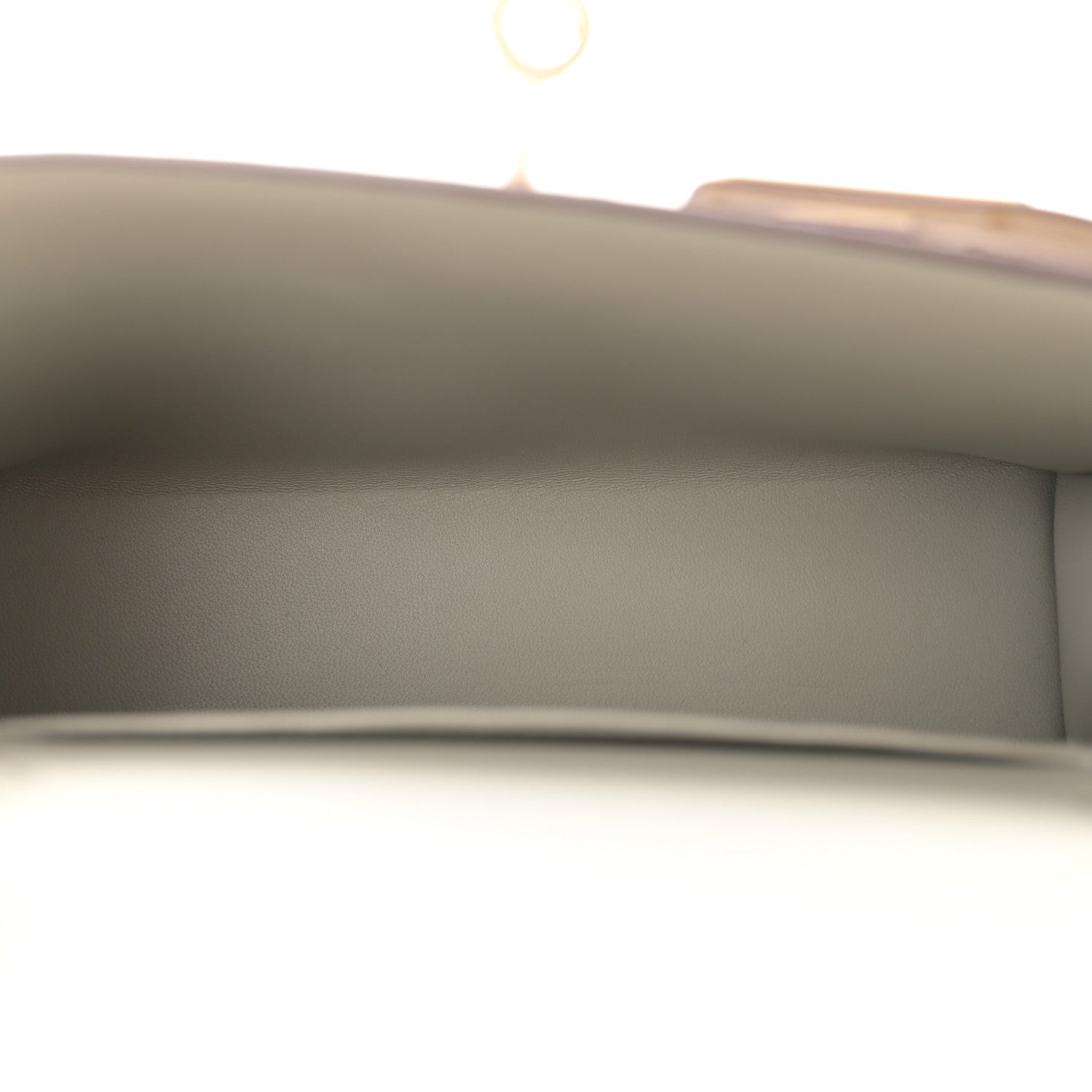 Hermes Chevre Mysore Horseshoe Mini Kelly Sellier 20 Gris Tourterelle Gris Perle 5 of 11