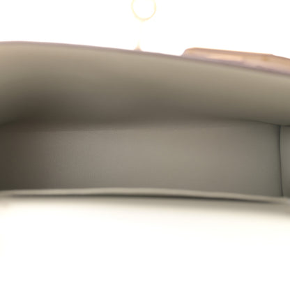 Hermes Chevre Mysore Horseshoe Mini Kelly Sellier 20 Gris Tourterelle Gris Perle 5 of 11