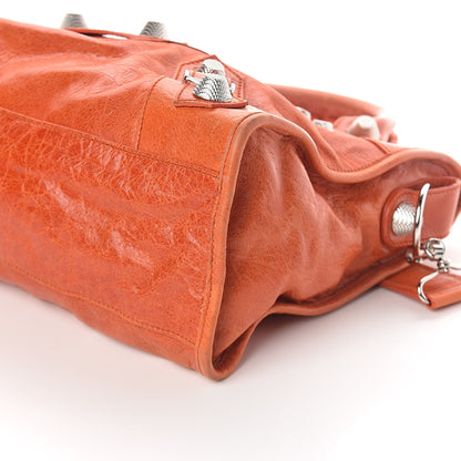 Balenciaga Agneau Giant 21 Silver Hardware City Mandarine 8 of 8