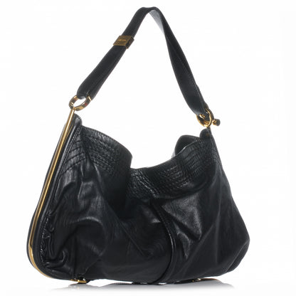 Jimmy Choo Leather Ayse Shoulder Bag Black 3 of 8
