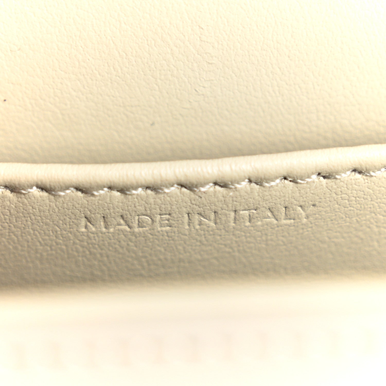 Celine Shiny Calfskin Mini Triomphe Chalk 7 of 14