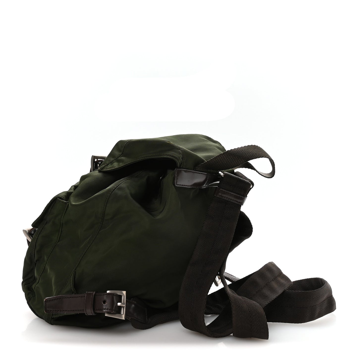Nylon Vela Small Backpack Dark Green