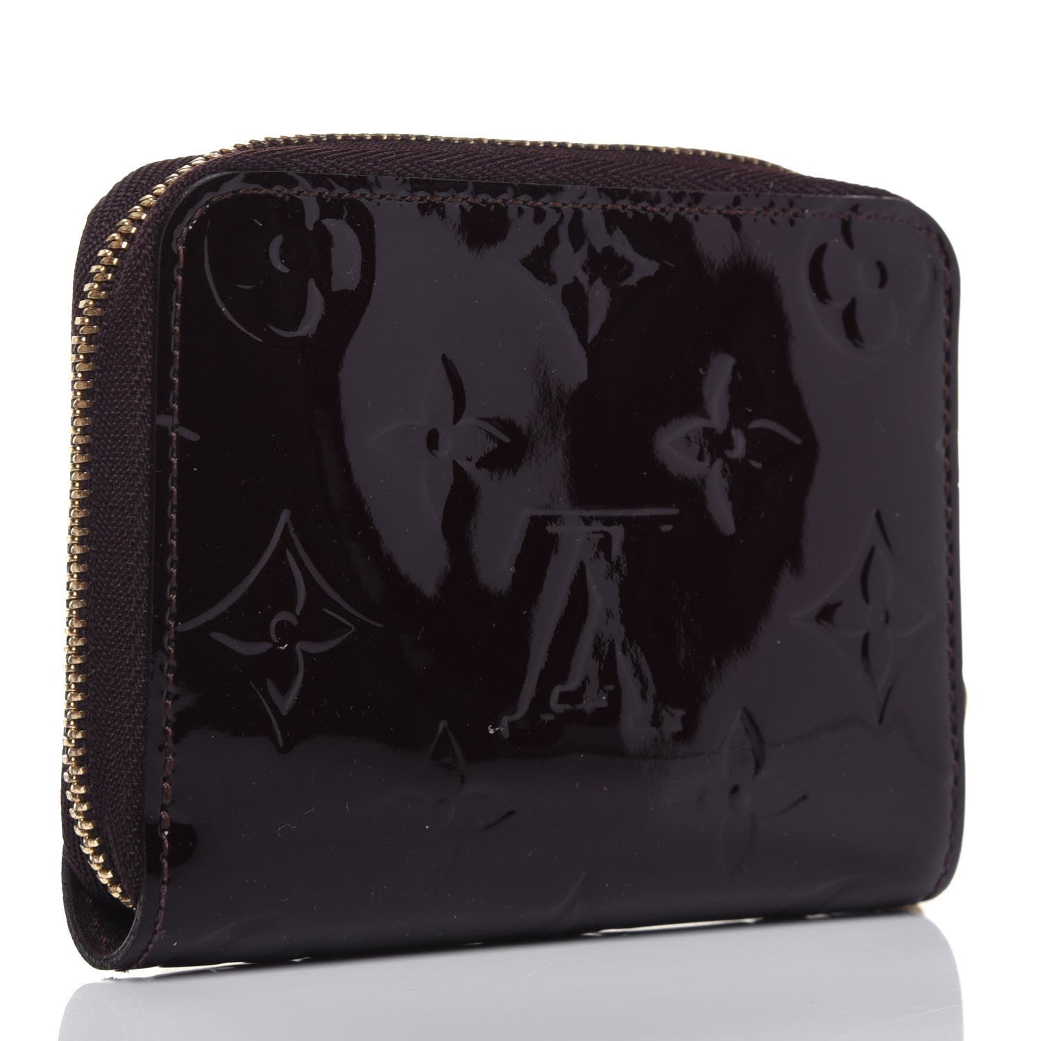 Louis Vuitton Vernis Zippy Coin Purse Wallet Amarante 3 of 17