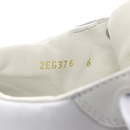 Prada Re-Nylon Spazzolato Rubber Triangle Logo Macro Quilted Mens 35mm Platform Sneakers 6 White 10 of 16