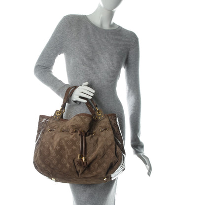 Louis Vuitton Suede Patent Monogram Irene Brown 2 of 7