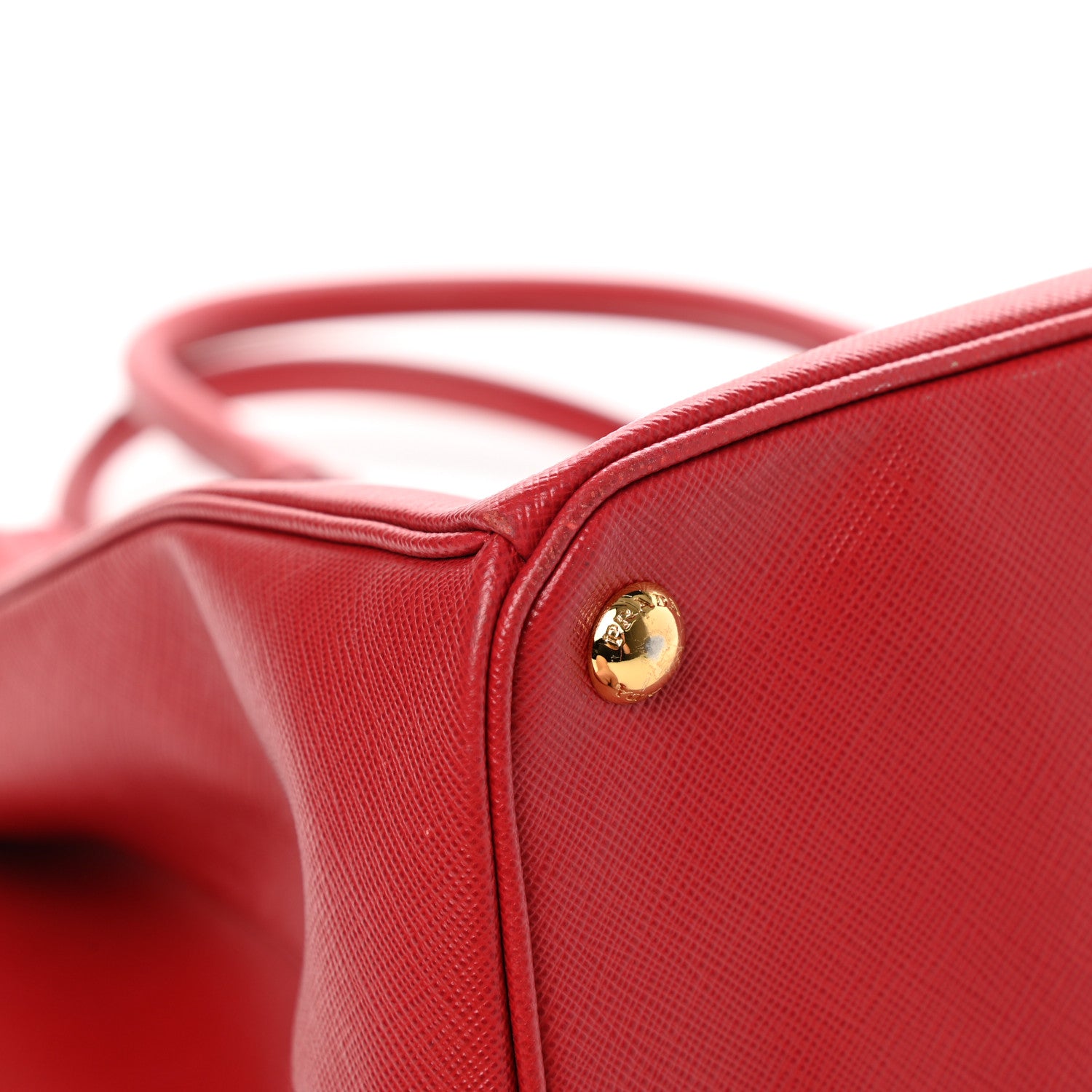 Prada Saffiano Medium Galleria Double Zip Tote Fuoco 12 of 25