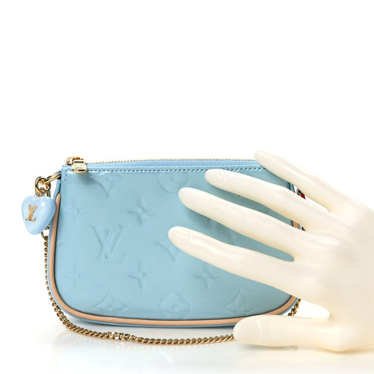 Vernis Valentine Mini Pochette Accessories Lollipop Blue