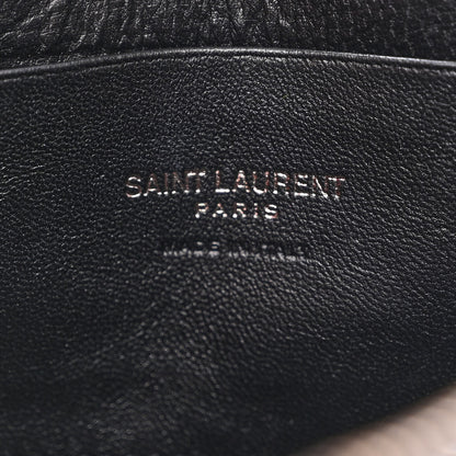 Saint Laurent Grain De Poudre Matelasse Monochrome Monogram Mini Lou Camera Bag Black 6 of 10