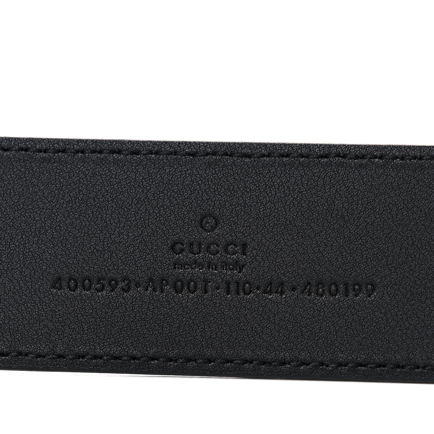 Gucci Calfskin Double G 40mm Belt 110 44 Black 3 of 8