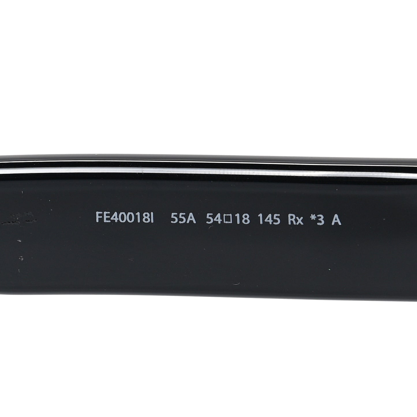 Acetate Fendi Bold Sunglasses FE40018I Havana Black
