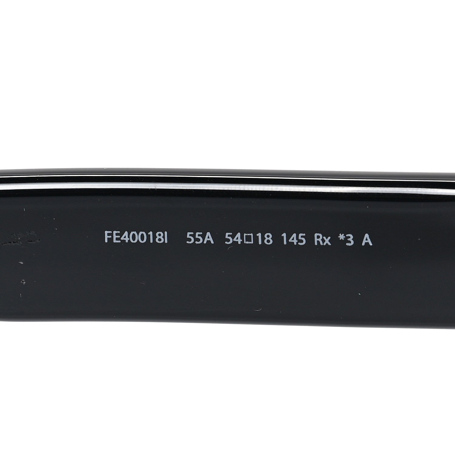 Fendi Acetate Fendi Bold Sunglasses FE40018I Havana Black 6 of 6