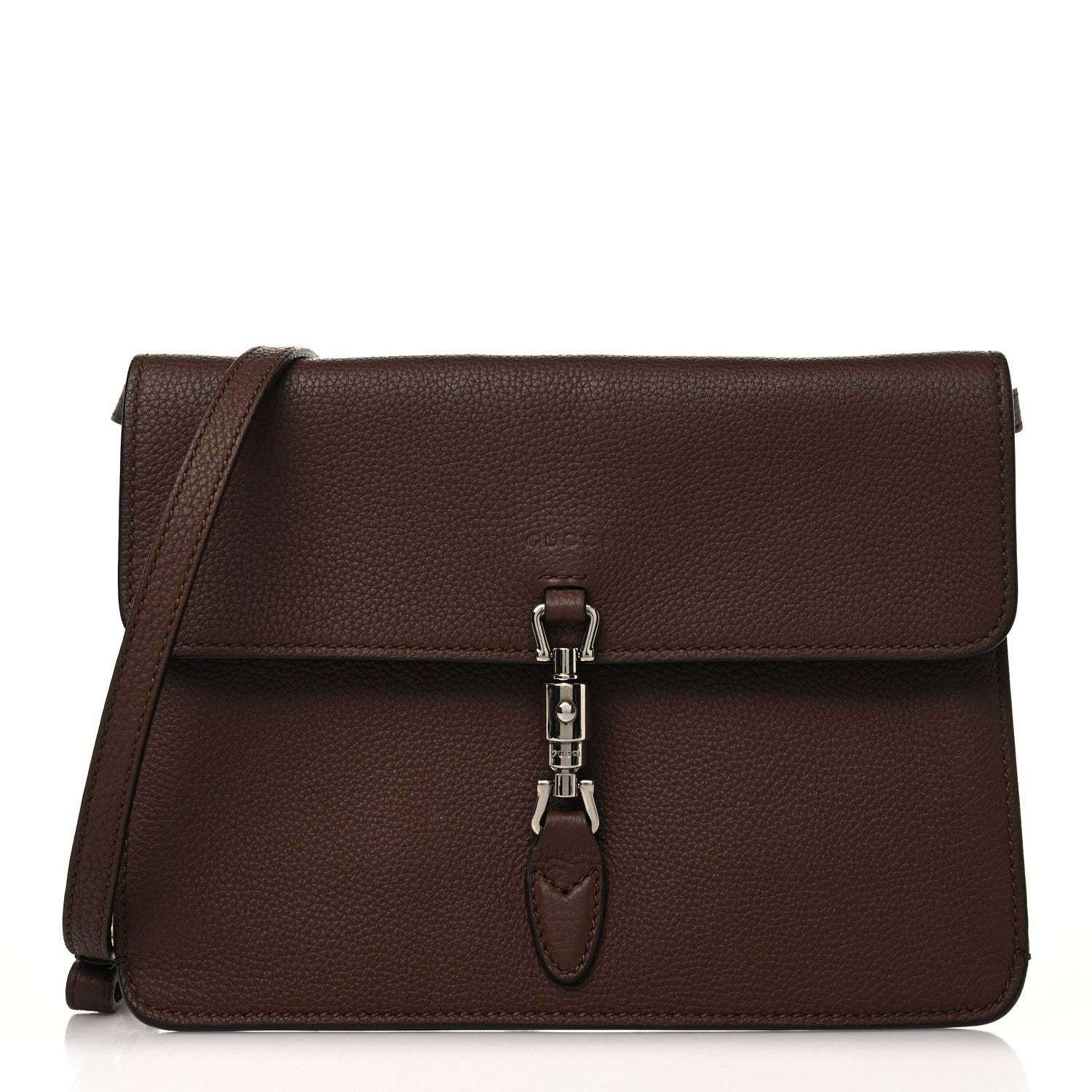 Gucci Grand Prix Calfskin Jackie Convertible Shoulder Bag Nut Brown 1 of 9