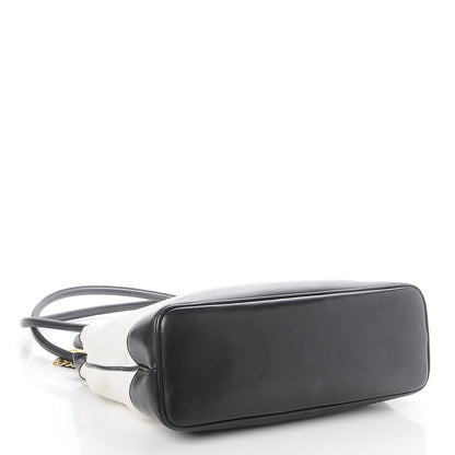 Chanel Lambskin CC Tote Black White 5 of 20
