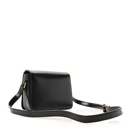 Celine Shiny Calfskin Teen Triomphe Black 3 of 10