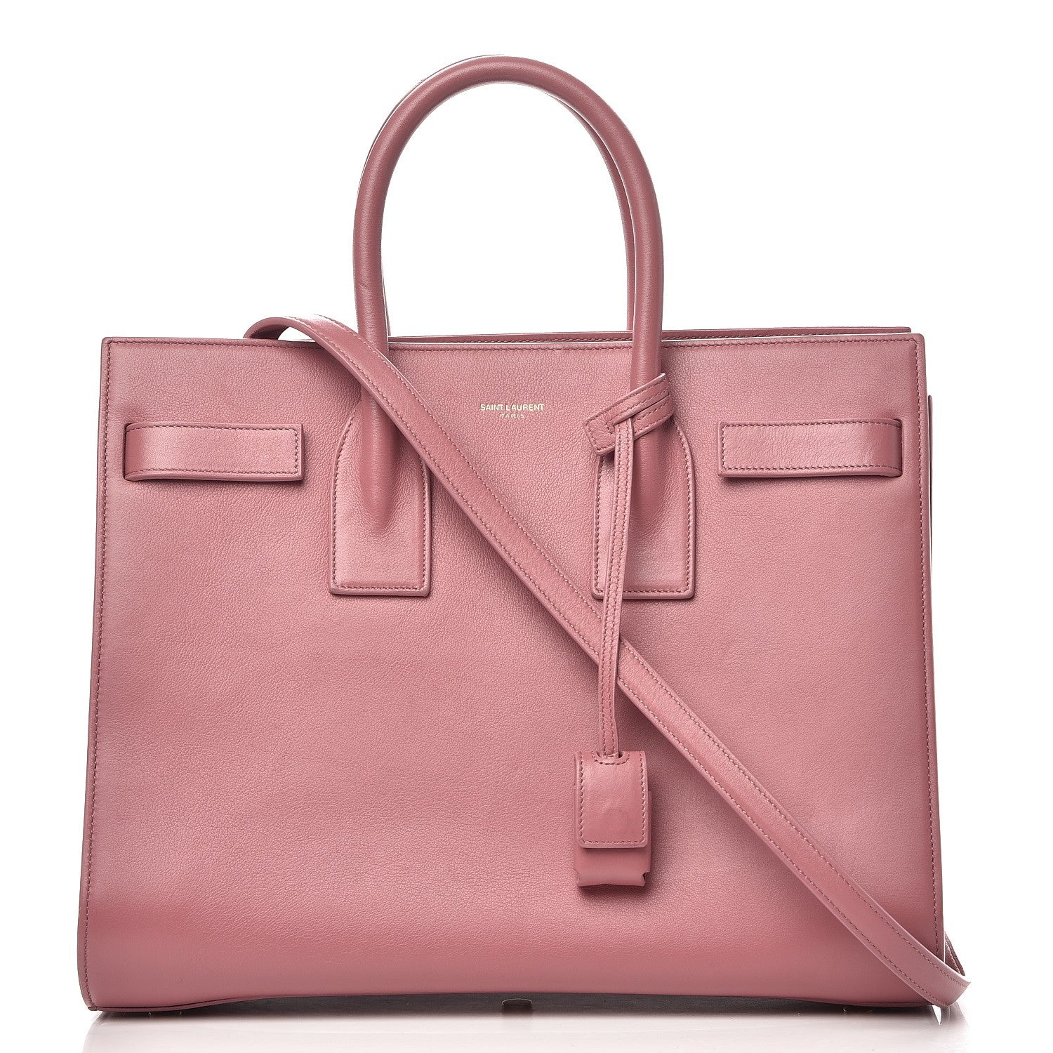 Saint Laurent Calfskin Small Sac De Jour Dark Rose 1 of 12