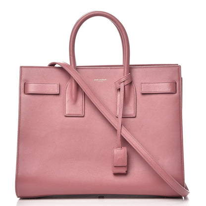 Saint Laurent Calfskin Small Sac De Jour Dark Rose 1 of 12