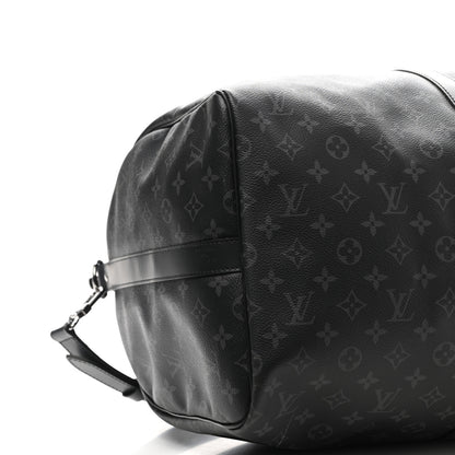 Louis Vuitton Monogram Eclipse Keepall Bandouliere 55 8 of 11
