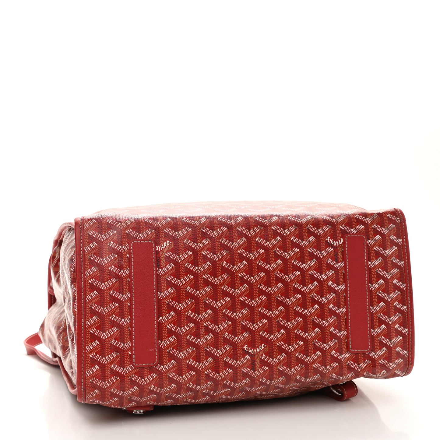 Goyardine Saint Leger Soft Briefcase Backpack Red