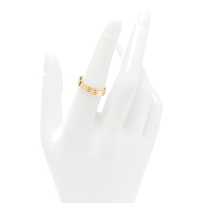 Cartier 18K Yellow Gold 3.5mm LOVE Wedding Band Ring 53 6.5 2 of 3
