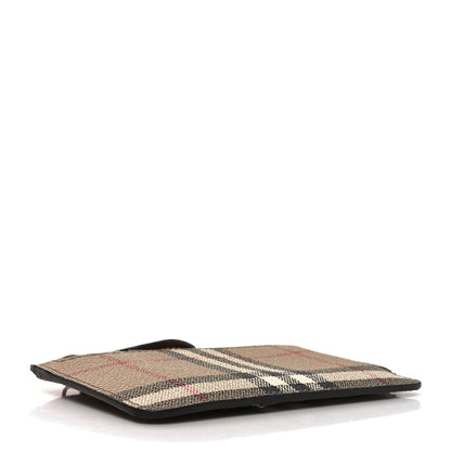 Burberry Check Calfskin Zip Card Case Holder Archive Beige 4 of 6