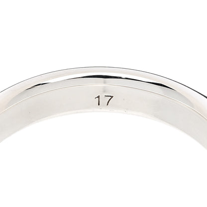 Gucci Sterling Silver Interlocking G Narrow Band Ring 56 7.75 5 of 5