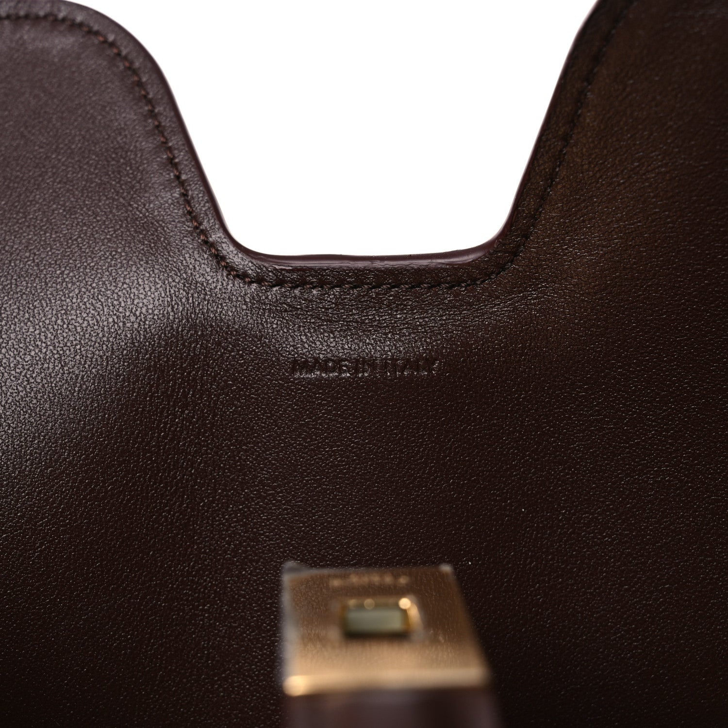 Celine Smooth Calfskin Medium Camille 16 Soft Bag Chestnut 7 of 11