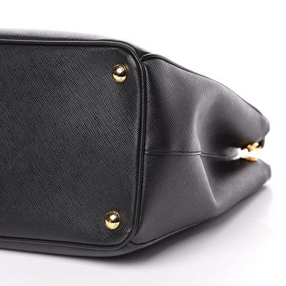 Prada Saffiano Medium Galleria Double Zip Tote Black 11 of 13