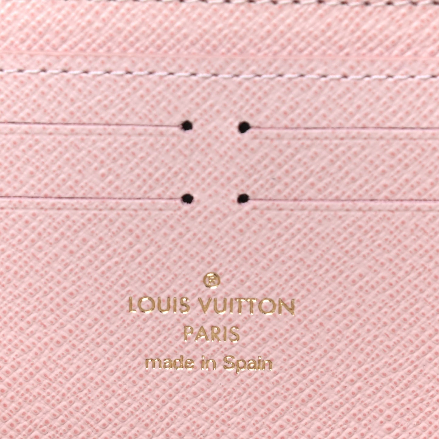 Damier Azur Clemence Wallet Rose Ballerine