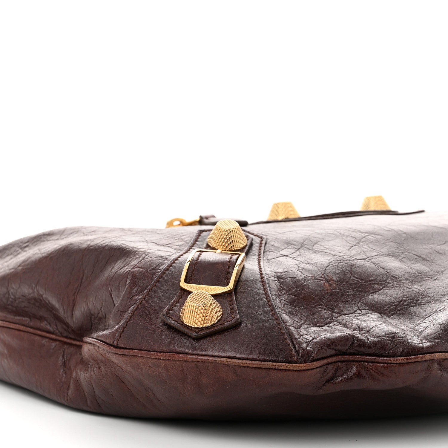 Balenciaga Chevre Giant 21 Gold Hardware Hobo Mogano 9 of 10