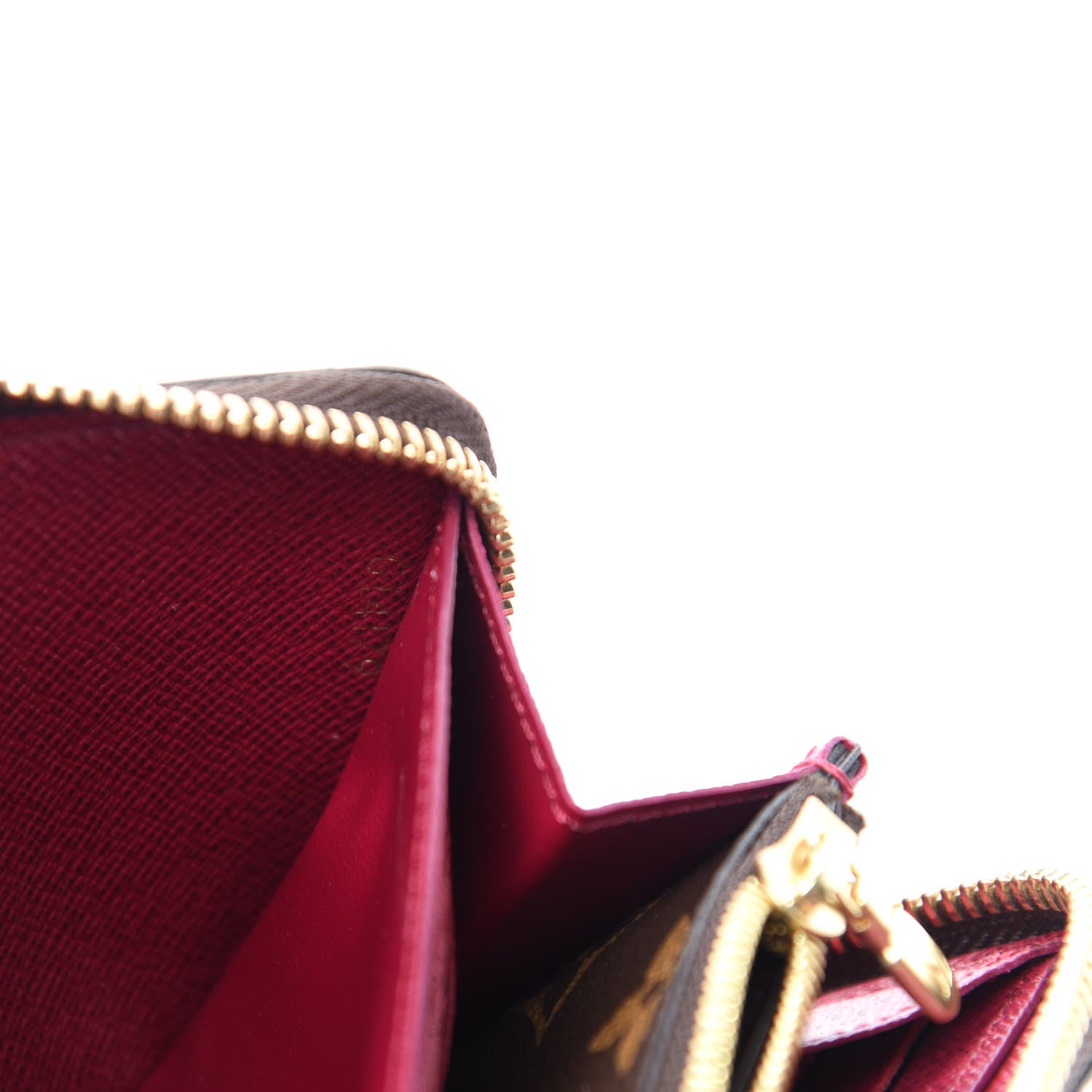 Louis Vuitton Monogram Clemence Wallet Fuchsia 9 of 9
