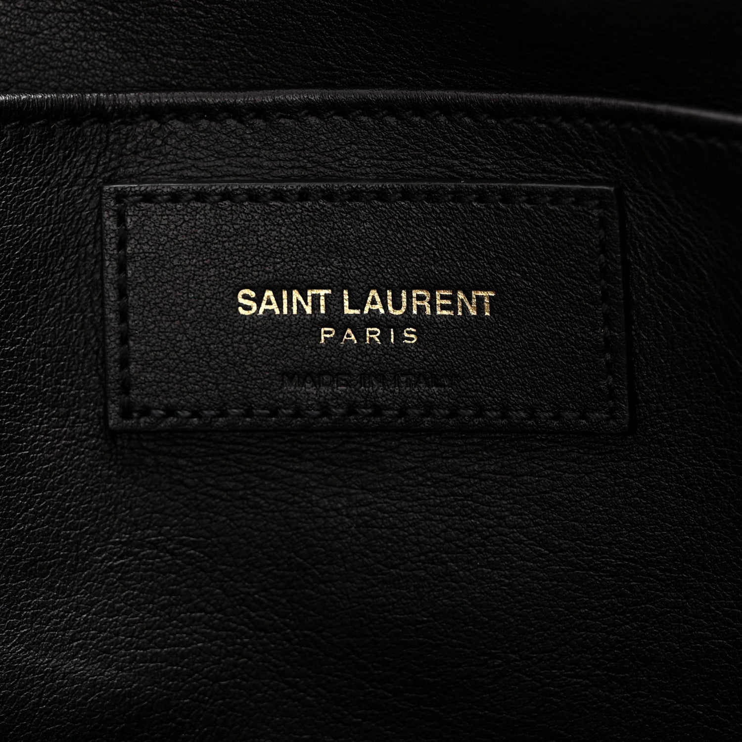 Saint Laurent SAINT LAURENT Calfskin Monogram Baby Downtown Cabas Black 5 of 11