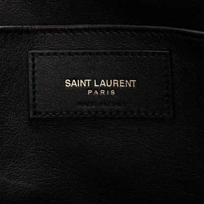 Saint Laurent SAINT LAURENT Calfskin Monogram Baby Downtown Cabas Black 5 of 11