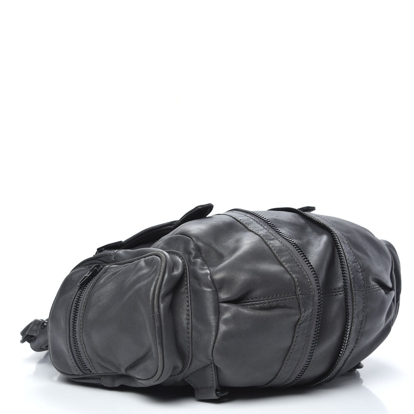Lambskin Mini Marti Backpack Grey